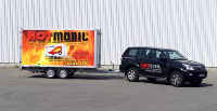 Beispiel einer mobilen Heizzentrale. Fotos: Hotmobil