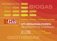 Die HTI-Regionalforen Regenerative Energien in Ulm.......