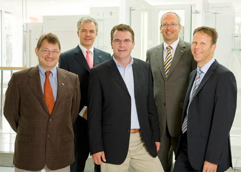 Das neue Hüppe Management-Board (von links): Ralf Schmarje,...