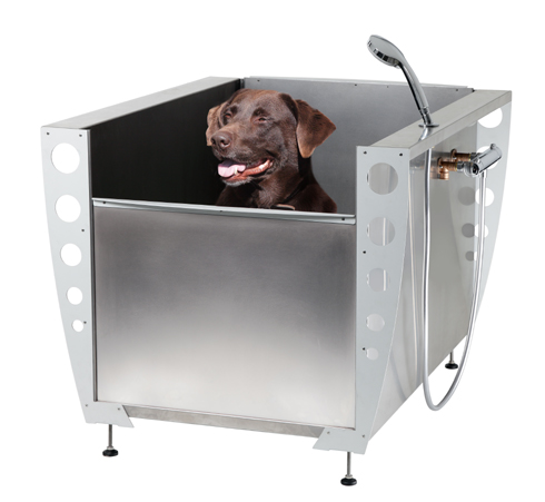 Der besondere Clou an der Hundedusche ist, dass sie...