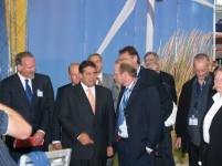 Bundesumweltminister Sigmar Gabriel auf der letzten.......