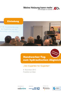 Am 8. November 2013 treffen sich Handwerker und Vertreter.......