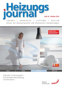 Das neue Heizungsjournal<br />(Heft 10 · Oktober 2012)