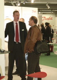 Über clevere Systemlösungen zum Lüften, Heizen und Kühlen konnten sich die Fachbesucher bei Danfoss informieren.