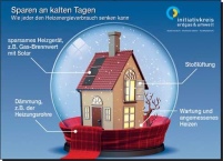 Mit effizienter Heiztechnik und einigen Verhaltensregeln.......