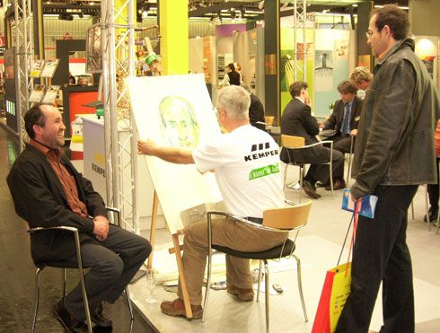Aber auch der Spass kam auf der Messe nicht zu kurz