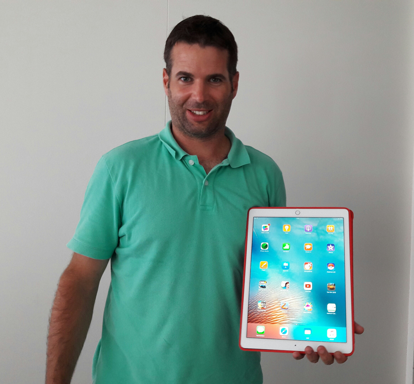 Patrick Neuweiler: Gewinner eines iPad Pro Bild:...