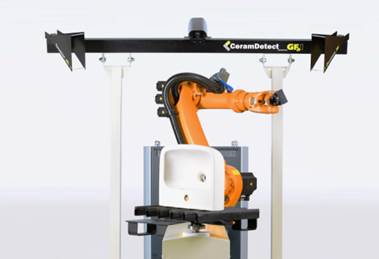 Das 3D-Erfassungssystem CeramDetect ermöglicht eine...