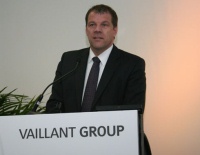Dr. Carsten Voigtländer, Vorsitzender<br />der Geschäftsführung der Vaillant Group, will mit der Brennstoffzellen-Technik die Kompetenz im Bereich Kraft-Wärme-Kopplung ausbauen.