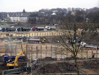 Die Anzahl der Baugenehmigungen ist nach Abschaffung der Eigenheimzulage deutlich zurück gegangen.