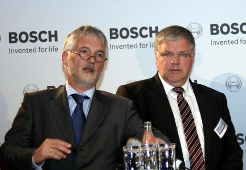 Uwe Glock und Klaus Huttelmaier, Bereichsvorstände...