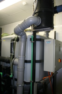 Eine Pontos Grauwasserrecyclinganlage „AquaCycle“ im.......