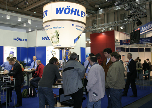 Wöhler präsentierte ein neues Rauchgasanalysegerät....