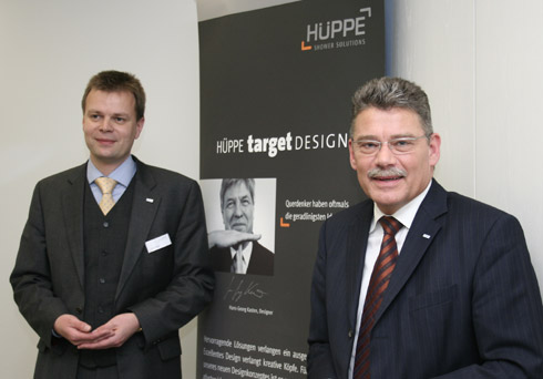 Hüppe Geschäftsführer Thomas Klein (re) und Vertriebsleiter...