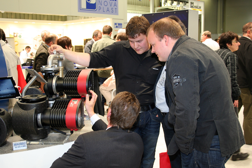 Bei Grundfos konnten sich die Fachbesucher die MAGNA...
