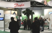 Bei Danfoss präsentierte man Lösungen zur Heizkosteneinsparung mit elektronischen Reglern wie "Living Eco".
