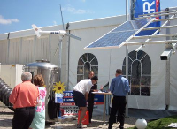 Enormes Wachstum bei der Intersolar. Bereits im letzten Jahr war auch auf den Freiflächen jeder Platz genutzt.