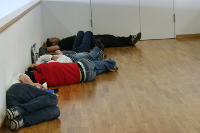 Nicht jeder Besucher ist sieben großen Hallen gewachsen...