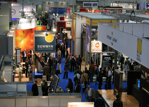Starker Auftakt in München für die Intersolar 2008.