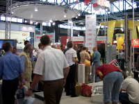 Fachbesucher der vergangenen Intersolar in Freiburg.