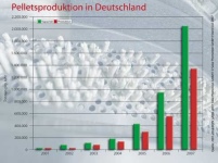 Ein Blick auf die Pelletsproduktion in Deutschalnd........