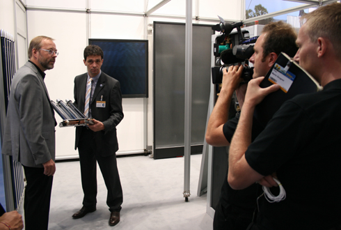Das Videoteam des HaustechnikDialogs bei Consolar auf...