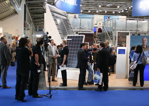 Die Intersolar 2009 bot den Auftakt zur Videoberichterstattung...