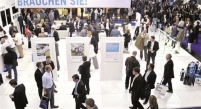 Messetrubel auf der Intersolar Europe 2009. Foto: Solar.......