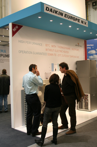 Daikin präsentierte erfolgreich die Altherma-Wärmepumpen...