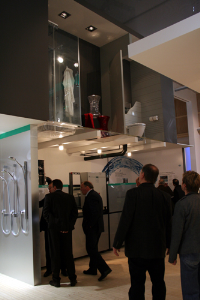 Bei Hansgrohe/Pontos wird die Funktionsweise des Grauwasserrecyclings für besucher sehr anschaulich demonstriert.