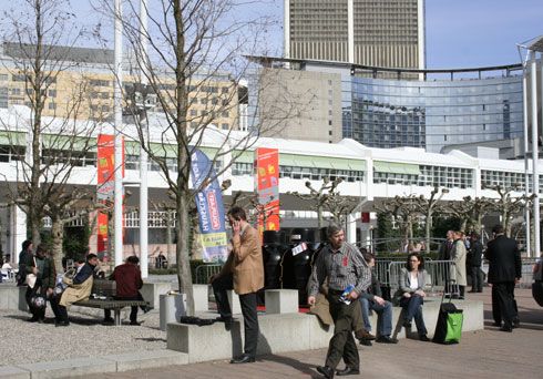 Die frühlingshaften Temperaturen lassen die Besucher...