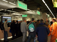 Großer Besucherandrang herrschte auch am Messestand von Wilo.