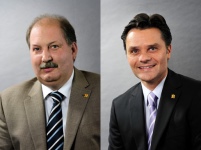 Joerg Luetke (li) und Joerg Adam neu bei ITT Lowara.......