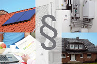 Seit Jahresbeginn gelten neue gesetzliche Bestimmungen rund um das Heizen. Für Häuser und Wohnungen, die vermietet oder verkauft werden sollen, muss ein Energieausweis vorliegen. Und bei Neubauten muss ein Teil der Heizwärme über erneuerbare Energien gedeckt werden. Mit der Kombination von Brennwertheizung und Solarwärmeanlage lässt sich diese gesetzliche Anforderung unkompliziert und vergleichsweise preisgünstig erfüllen. Foto: IWO <br />