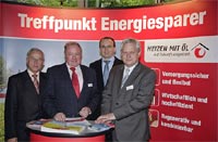 Start der Öl-KWK-Offensive für Berlin v. li.: Dr. Andreas.......