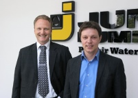 André Vennemann (links) und Thomas Grünig, die neue.......