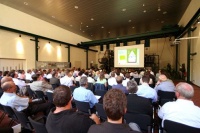 Mehr als 200 Teilnehmer beim Sächsischen Geothermietag in Mittweida diskutierten über die Optimierung von Erdwärme-Systemen. Foto: Junkers