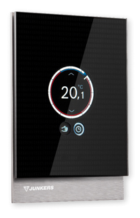Der neue Raumregler Junkers Control vereint edles Design,.......