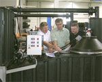 Qualität steht im Vordergrund: Endabnahme eines KESSEL-Fettabscheiders.......