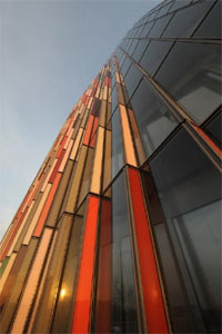 KfW-Zentrale Frankfurt, Neubau Westarkade, im Juli.......