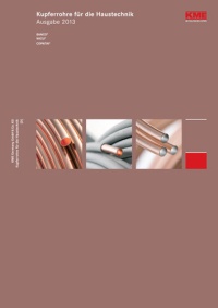 Eine überarbeitete Ausgabe der Broschüre „Kupferrohre für die Haustechnik“ brachte KME aktuell heraus. Bild: KME Germany GmbH & Co. KG<br />