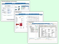 Screenshots des Auslegungsprogrammes „KSB EasySelect“ der KSB Aktiengesellschaft, Frankenthal.