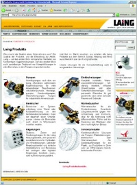 Die neuen Laing Internetseiten rund um das Thema Pumpen- und Heizungstechnik bieten Informationen für Endgebraucher, Handwerker, Großhändler, Planer, Architekten und Industriekunden.