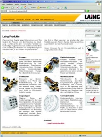 Die neuen Laing Internetseiten rund um das Thema Pumpen-.......