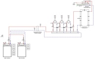 Schematische Zeichnung der Heizungsanlage.<br />Bilder: August Brötje