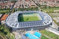Das wohninvest WESERSTADION gilt als eine der schönsten und architektonisch anspruchsvollsten Arenen in Deutschland. <br />Bild: Bremer Weserstadion GmbH<br />