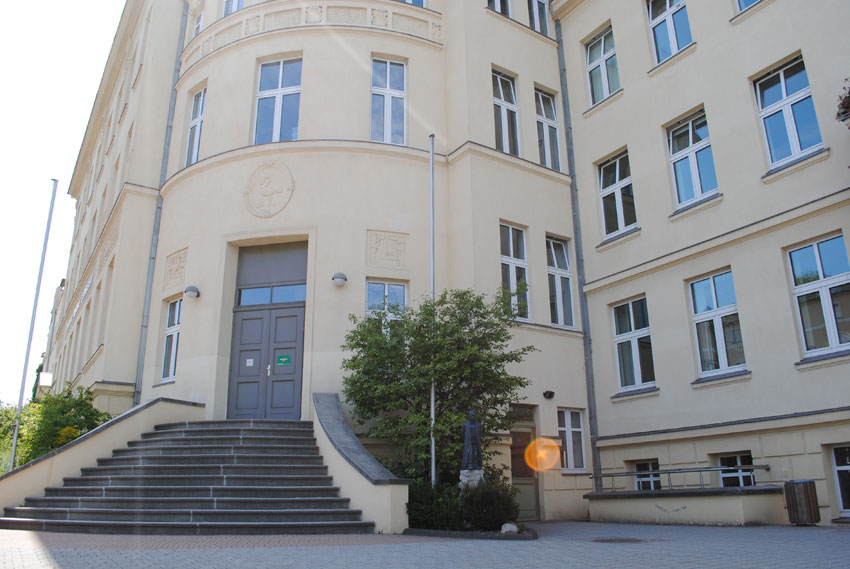 Das Theodor-Fontane-Gymnasium im brandenburgischen...