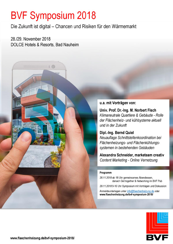 Fundiertes Fachprogramm und versierte Redner: Das BVF-Symposium...