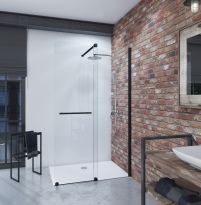 Schickes, minimalistisches Design von Duschwelten:.......