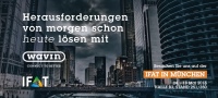 Wavin präsentiert auf der IFAT in Halle B3 / Stand 251/350 ein ganz besonderes Standkonzept auf mehr als 250 m².<br />Bild: Wavin